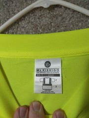 Kishigo High Performance Shirt Men’s 4XL Yellow Hi-Vis PPE Reflective 9120