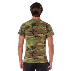 Men’s Rothco Heavyweight Short Sleeve Military Camo T-Shirt