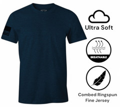 Howitzer Men’s T-shirt Standard Basic Packs Denim Black Heather Military Grunt