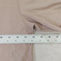 BYLT Drop Cut Henley Mens XXL Tan Excellent Short Sleeve Curved Hem Stretch