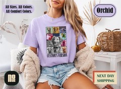 Custom Dog Portrait Photo Comfort Tee Personalized Pet Lover Gift Shirt Idea
