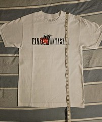 Final Fantasy VI 6 Double Sided White T Shirt Game Square Enix Size Small NWOT