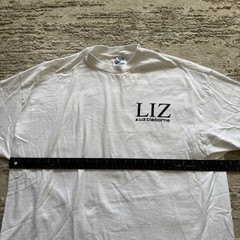 Vintage 90s Liz Claiborne Clothing Brand Promo Tee Hanes Beefy Mens XL USA Made