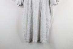 Vintage 90s Streetwear Mens XL Blank Short Sleeve Pocket T-Shirt Heather Gray