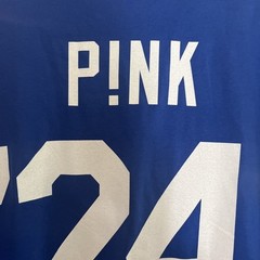 P!NK Pink Alecia Moore Concert TShirt ’24 Summer Carnival Colts Mens XL Blue New