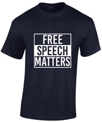 FREE SPEECH MATTERS MENS T SHIRT UK UNITED KINGDOM GOVERNMENT POLITICS TOP