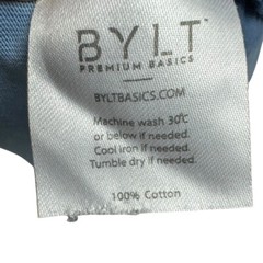 BYLT Men’s Drop Cut 100% Cotton S/S T-Shirt Blue Tie Dye • 2XL