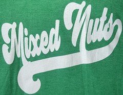Mixed Nuts Graphic Tee #8 District Perfect Tri DTG Adult S T-shirt Softball Fun