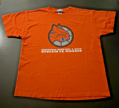 Vintage Reebok 2004 Charlotte Bobcats “Inaugural Game” T-Shirt, Orange, Size: XL