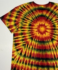 Gildan Tie Dye Adult Unisex T-Shirt Size Large Multicolor Hand Dyed Tee New