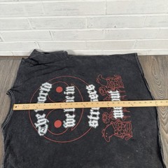 Smiling Friends Charlie Two Sided T Shirt Men Size XL Black Distressed Graphic