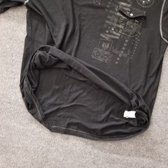 Vertical Sport US7 Men Shirt 5XL Black Graphic Short Sleeve V Neck 1/4 Button *