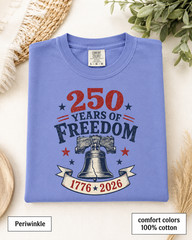 America 250th Anniversary Liberty Bell Comfort Colors Shirt