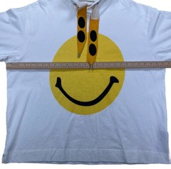 Kapital Rain Smile Hooded Shirt Smile Face Drawstring Brand New Made In Japan