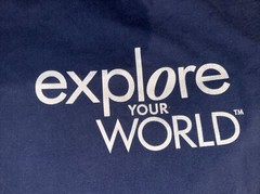 Vintage 90s Discovery Channel Tee T Shirt XL Explore Your World TV Movie Promo
