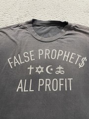 Ninth Circle Shirt Mens 3XL Gray False Prophets All Profit Graphic Streetwear