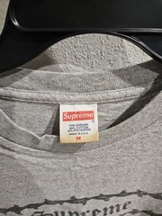Supreme Men’s T-Shirt TOP SHOTTA TEE (SS22T65) Heather Grey S/S Crew Size S