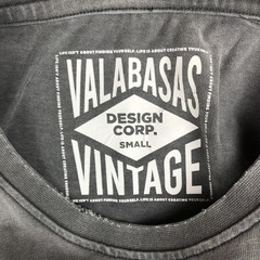 Valabasas Tattoo Shop Shirt Mens Small Gray Graphic Panther Dagger Streetwear