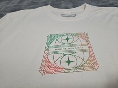 Imagine Dragons Loom Alt Merch Studio Album Unisex Ivory TShirt SZ Large
