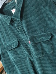 Levi’s Jackson Green Plaid Shirt XXL – Relaxed Fit – Classic Western Style