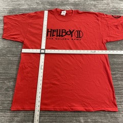 Hellboy II The Golden Army Shirt Mens XL Red Graphic Movie 2008 Promo Tee