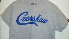 The Marathon Clothing Co. Crenshaw T Shirt Gray & Blue – Men’s Medium