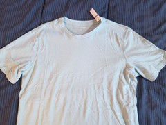 NWT Old Navy Soft-Washed Tee Curved Hem T-shirt MT Medium-Tall Pale Glass Green