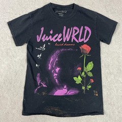 Juice WRLD Shirt Mens Small Lucid Dreams Rose Graphic Tee Rap Hip Hop Music Band