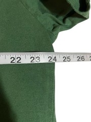Akoo T-Shirt Graphic Fox Short Sleeve Men’s 2XL Dk Green Lt Green Blue Crew Neck