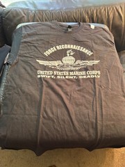 United States Marine Corps USMC t shirt xl mint force Reconnaissance recon