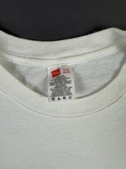 Rare Vintage 90s Hanes Blank White Shirt XL Single Stitch Essential Classic Tee