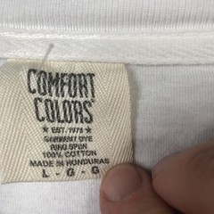 Comfort Colors Colorado Shirt Mens Large White Long Sleeve Mountain Graphic NEW