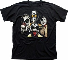 Kiss Rebels Jedi Yoda Chewie Luke R2D2 black t-shirt 9330