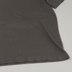 Croft & Barrow Men’s Gray Solid Knit V-Neck Short Sleeve Easy Care T-Shirt L