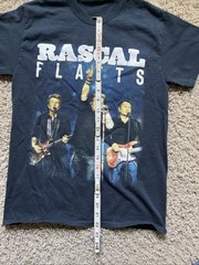 Rascal Flatts 2016 Rhythm & Roots Tour T-Shirt Black Small Country