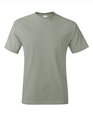 Hanes 5250 4XL Authentic Short Sleeve Men’s Cotton T-Shirt Stonewashed Green