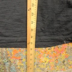 QOR Black Merino Wool Nylon Blend Crew-Neck T-Shirt Men’s M Short Sleeve Holes*