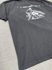 Zach Bryan Burn Burn Burn Tour Band Tee Merch Black Shirt Size Large