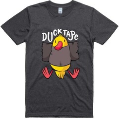 Funny T Shirt Duck Tape Print Regular Fit 100% Cotton Tee