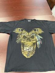 Vintage Rosso Wear XL Skull Shirt RARE FREE SHIPPING!!