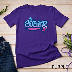 Sober AF Graffiti Crown NA AA Unisex T-shirt