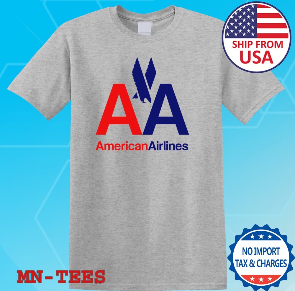 American Airlines AA Grey Size S-5XL