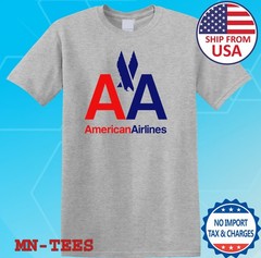 American Airlines AA Grey Size S-5XL