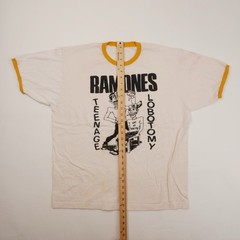 Ramones Teenage Lobotomy Ringer Tee Rock And Roll High School Punk – XL – 10203