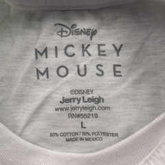 Mickey Mouse Retro Style T-shirt Unisex Size Large White Disney Vacation NWT