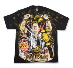 Backstock Co. – Stone Cold Steve Austin Rattlesnake WWE WWF Tee – Sz L, New