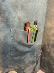 Nurse Job TieDye Blue The Mountain Shirt Adult S A Couple Spots See Pics