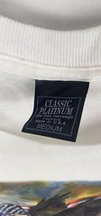 Vtg Bald Eagle USA America Nature Art Graphic Made In USA Classic Platinum M