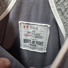 Men’s Large Under Armour Muhammad Ali Tank Top Muscle Roots Of Fight HeatGear