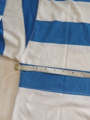Vintage I Love Heart Heidelberg Shirt Long sleeve Blue White Striped